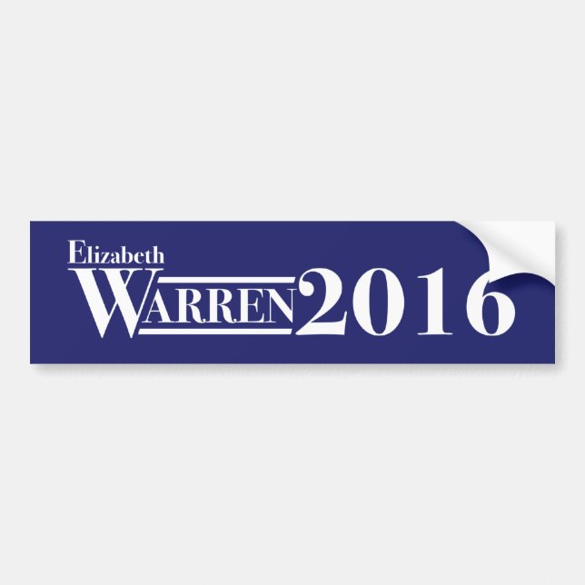 Autoaufkleber 2016 Elizabeth Waren (Vorne)