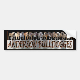 Autoaufkleber Andersons Bulldogge