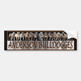 Autoaufkleber Andersons Bulldogge