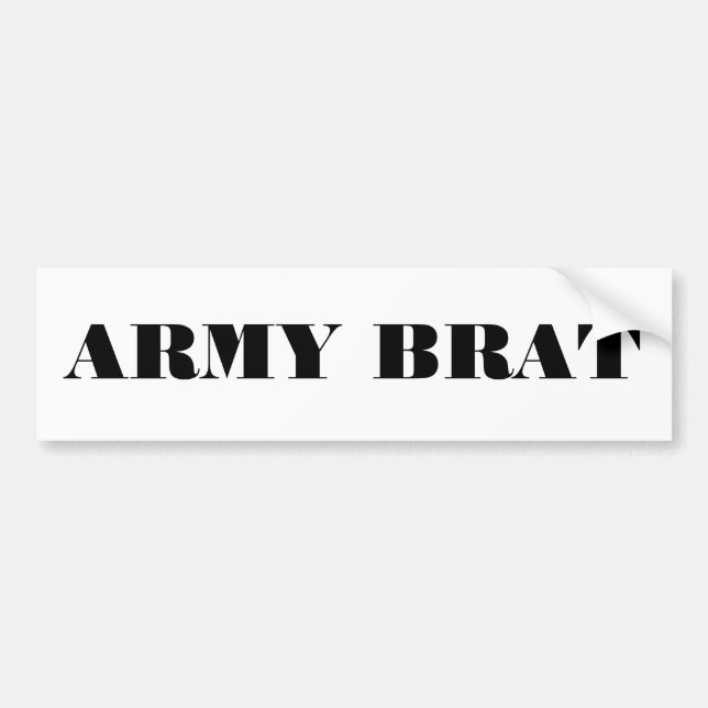 Autoaufkleber Army Brat (Vorne)