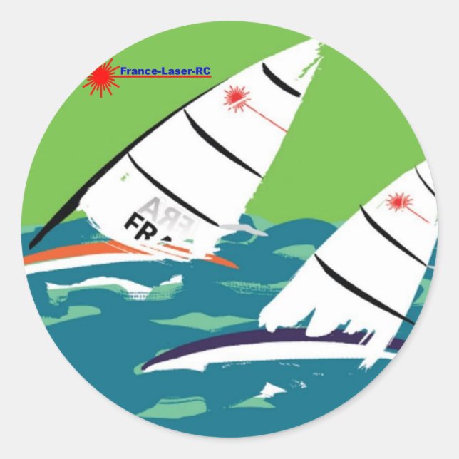 Autoaufkleber Art France Laser RC Runder Aufkleber (Vorderseite)