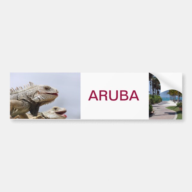 Autoaufkleber Aruba (Vorne)