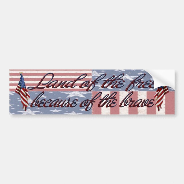 Autoaufkleber der amerikanischen Flagge (Vorne)