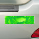 Autoaufkleber der grünen Rose - individuell anpass (On Car)
