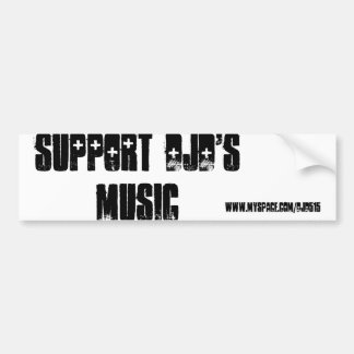 Autoaufkleber "der UnterstützungsDJD"