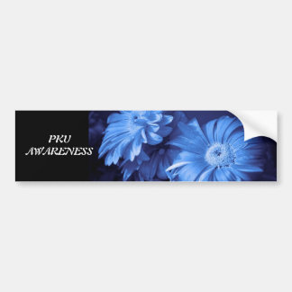 Autoaufkleber des blauen Gänseblümchens