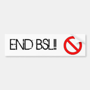 Autoaufkleber des Endes BSL