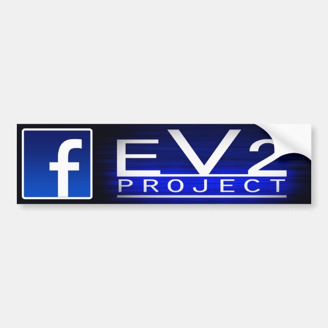 Autoaufkleber des Projekt-EV2! (Vorne)
