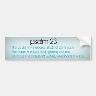 Autoaufkleber des Psalm-23
