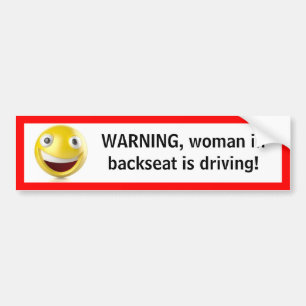 Autoaufkleber des Rücksitztreibers