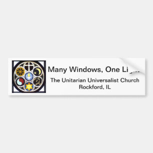 Autoaufkleber die unitarische universalistische