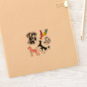 Autoaufkleber Doggysticker Great Dane Kollektion Aufkleber