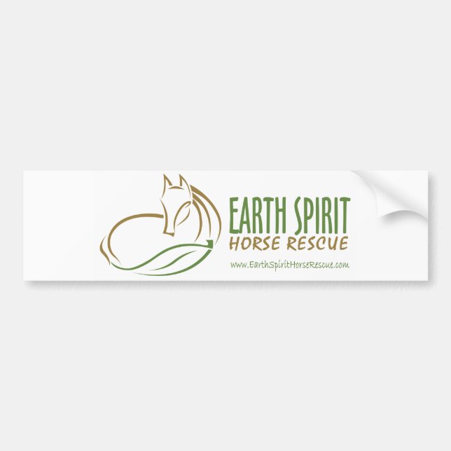 Autoaufkleber Earth Spirit Horse Rescue Inc. (Vorne)