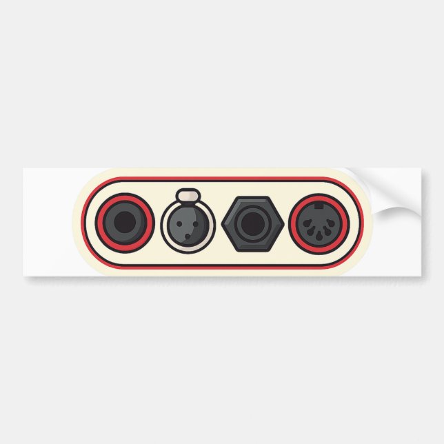 Autoaufkleber für Audioanschlüsse (Vorne)