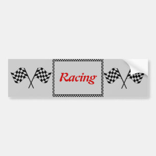 Autoaufkleber für die Racing-Checkerboard-Flaggen