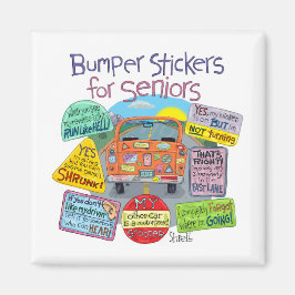 Autoaufkleber für Senioren Magnet