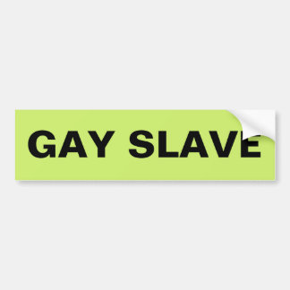 Autoaufkleber Gay Slave