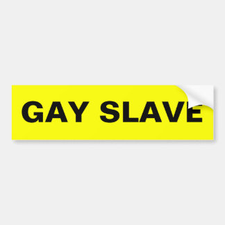 Autoaufkleber Gay Slave