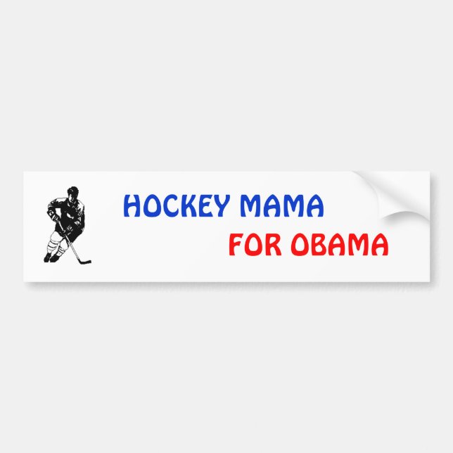 AUTOAUFKLEBER HOCKEY-MUTTER-FOR OBAMA (Vorne)