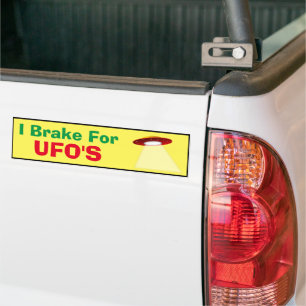 Autoaufkleber - I Bremse für UFOs