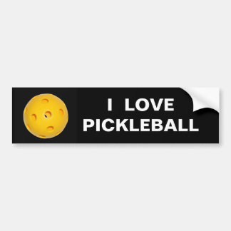 Autoaufkleber: I Liebe Pickleball Autoaufkleber