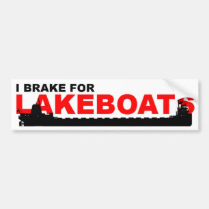 Autoaufkleber: Ich bremse für LAKEBOATS Autoaufkleber