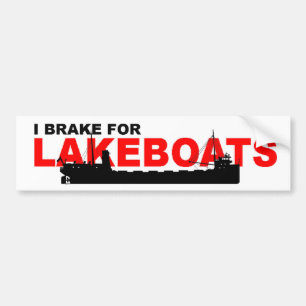 Autoaufkleber: Ich bremse für LAKEBOATS (Canaller) Autoaufkleber
