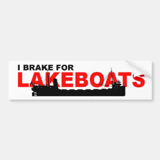 Autoaufkleber: Ich bremse für LAKEBOATS (Canaller) Autoaufkleber