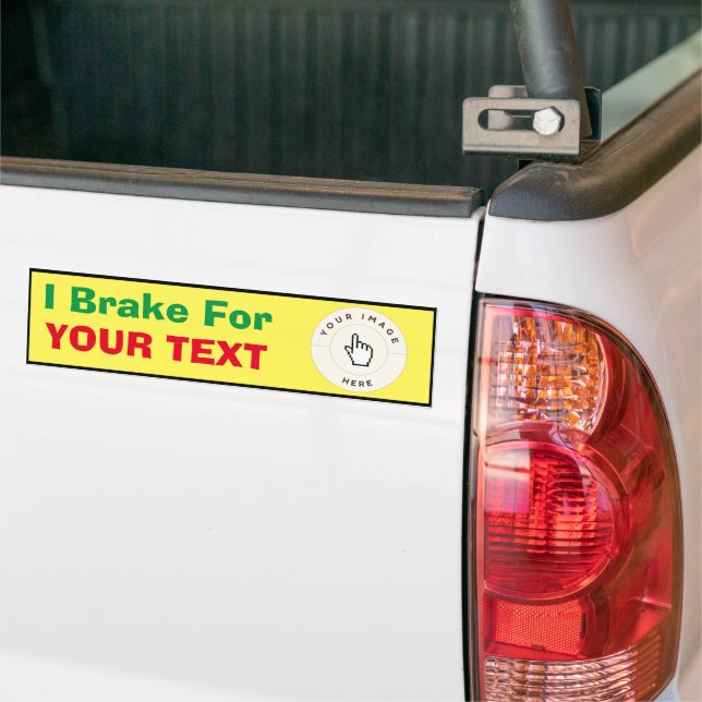 Autoaufkleber - Ich halte für (Ihren Text) individ (Auf Lkw)