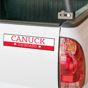 Autoaufkleber - Kanukleber an Bord