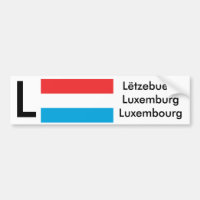 Autoaufkleber "Luxemburgische Sprachen"