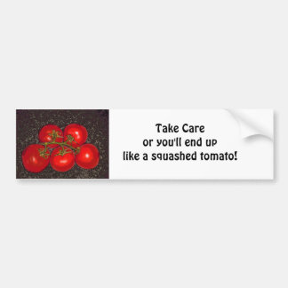 Autoaufkleber - mach's gut - 5 Tomaten