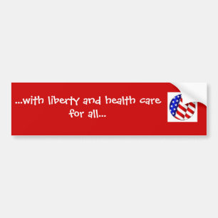 AUTOAUFKLEBER - MIT LIBERTY/HEALTHCARE FÜR ALLE
