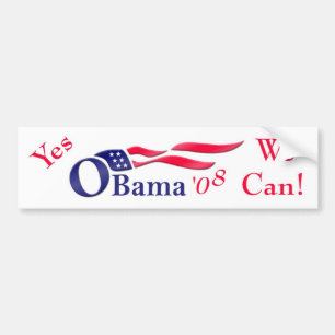 Autoaufkleber Obama '08