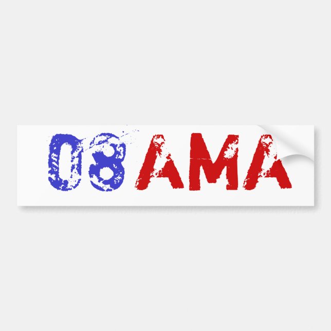Autoaufkleber Obama 08 (Vorne)