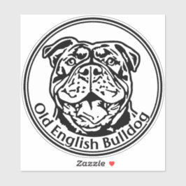 Autoaufkleber Old english Bulldog OEB Aufkleber