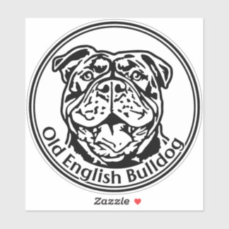 Autoaufkleber Old english Bulldog OEB Aufkleber