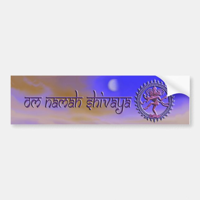 Autoaufkleber OM Namah Shivaya (Vorne)