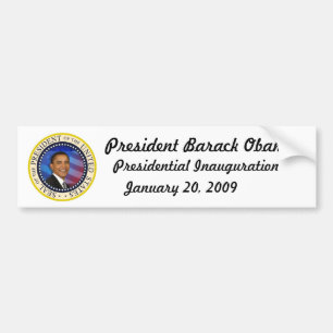 Autoaufkleber Präsidenten-Obama Inauguration