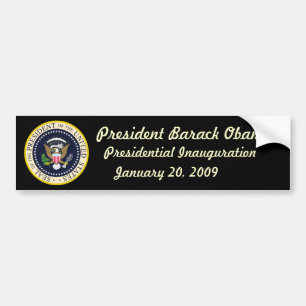 Autoaufkleber Präsidenten-Obama Inauguration