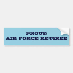 Autoaufkleber Proud Air Force Retiment