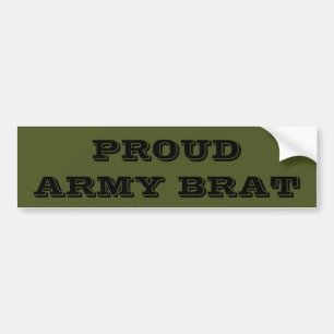 Autoaufkleber Proud Army Brat