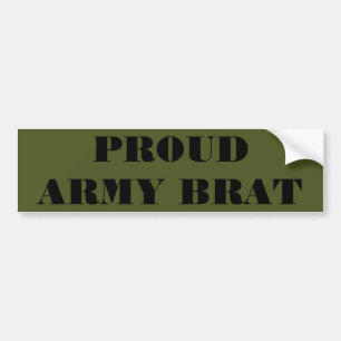 Autoaufkleber Proud Army Brat