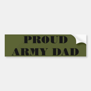 Autoaufkleber Proud Army Vater