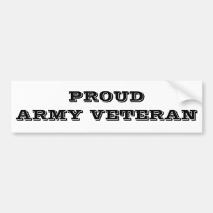 Autoaufkleber Proud Army Veteran
