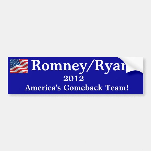 Autoaufkleber Romney/Ryan 2012 (Vorne)