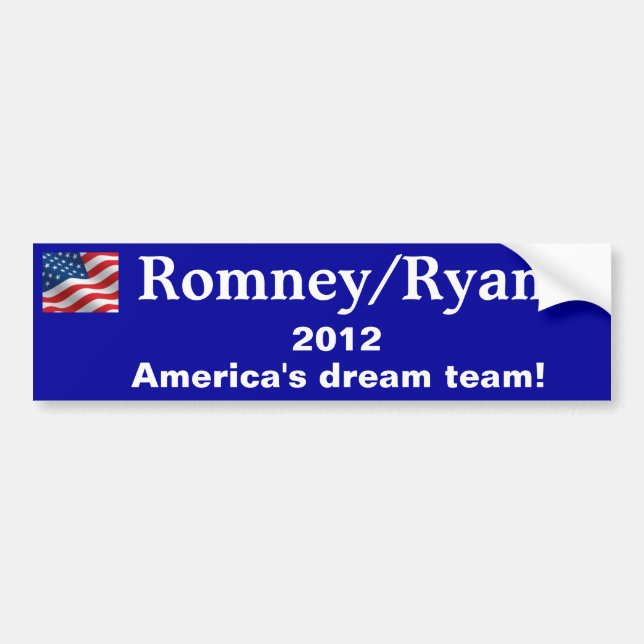 Autoaufkleber Romney/Ryan 2012 (Vorne)