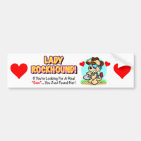 Autoaufkleber Single-Damen-Rockhound