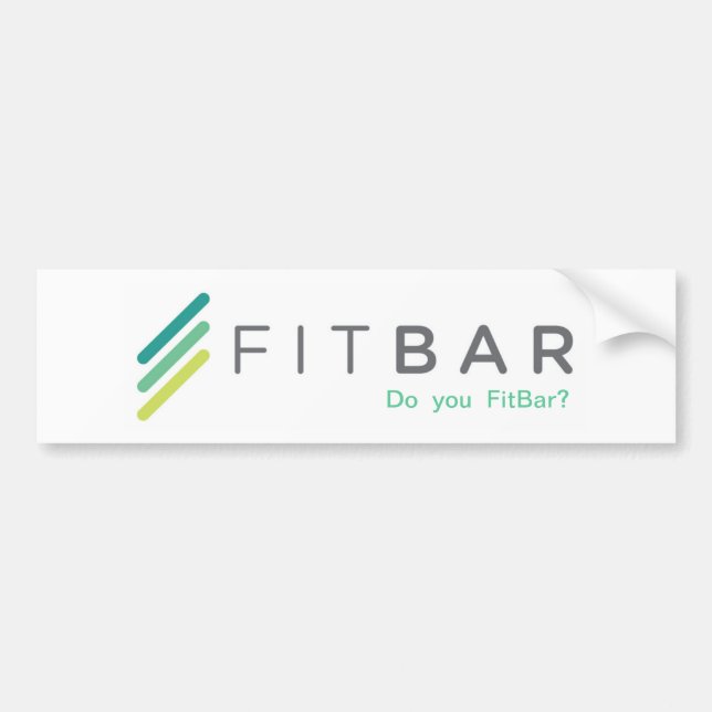 Autoaufkleber: Tun Sie FitBar? Autoaufkleber (Vorne)