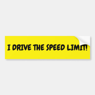 AUTOAUFKLEBER ÜBERARBEITETE "I Drive THE SPEED LIM